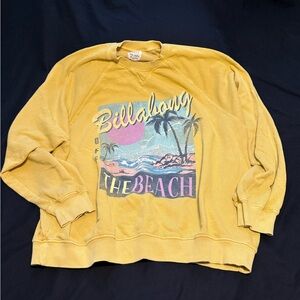 Billabong Yellow Woman’s Sweatshirt